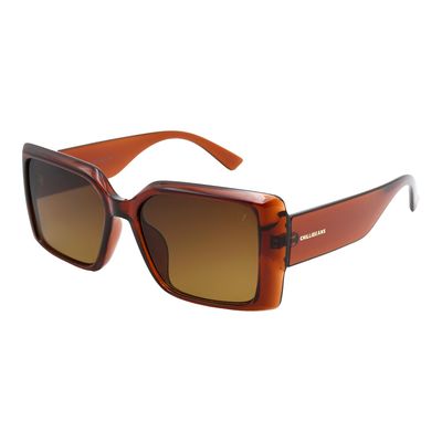 Óculos de Sol Feminino Chilli Beans Quadrado Degradê Marrom